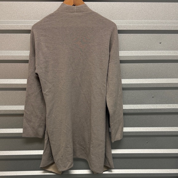 MM.LAFLEUR Women’s Open Front Midi Cardigan WOOL‎ SILK CASHMERE Luxe XL Lounge - Picture 3 of 11